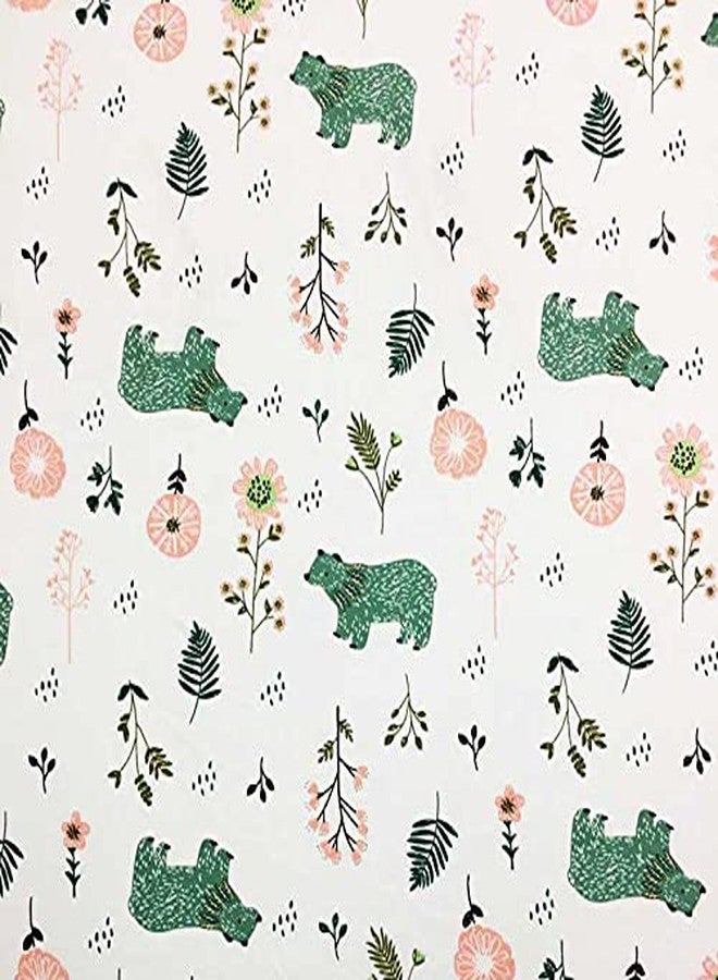 SHEETWORLD.COM SheetWorld Fitted Pack N Play Playard Sheet Compatible with Maxi COSI Swift Play Yard 31 x 39 inches, 100% Cotton Jersey, Hypoallergenic, Butter Soft, Woodland Bears, Made in USA - Image 2